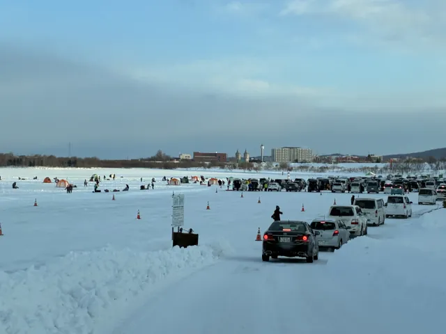 砂川オアシスパーク遊水地ワカサギ釣りまとめ007